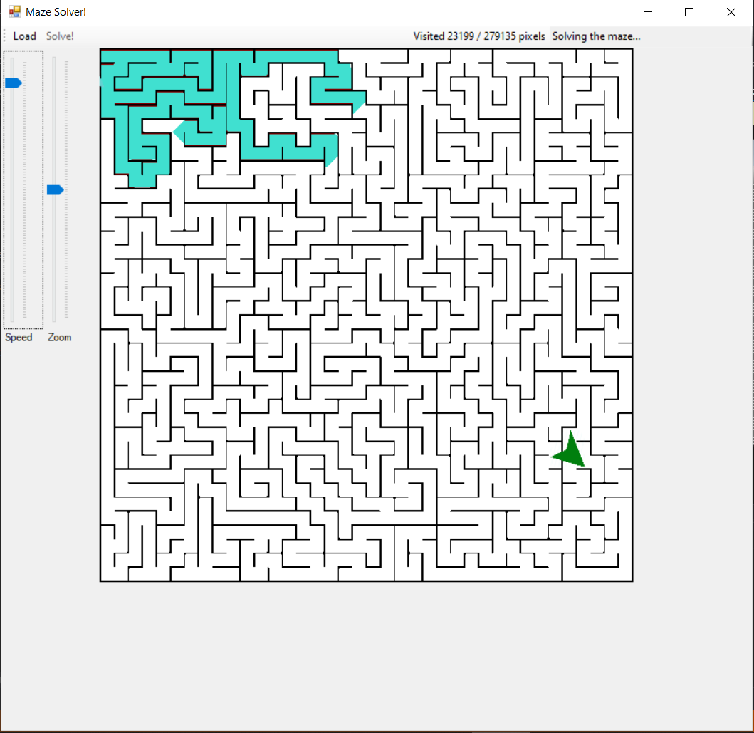 Maze Solver Winforms App