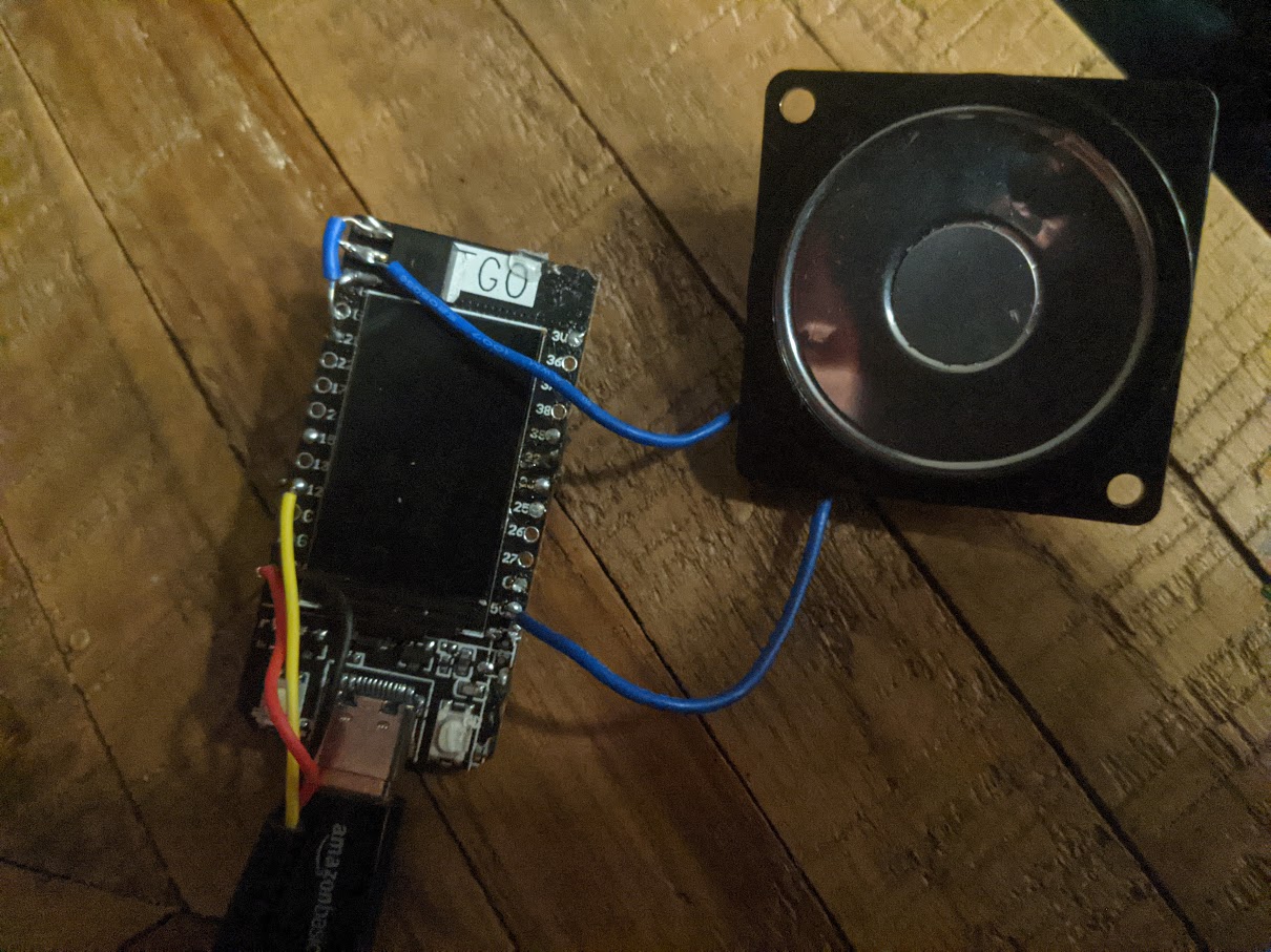 TTGO With Speaker and driver